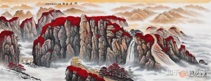 老板办公室背景墙风水画_客厅墙画风水_办公室风水背景画