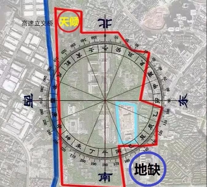 龙岗这一局地，竟然南北、东西各成一对！